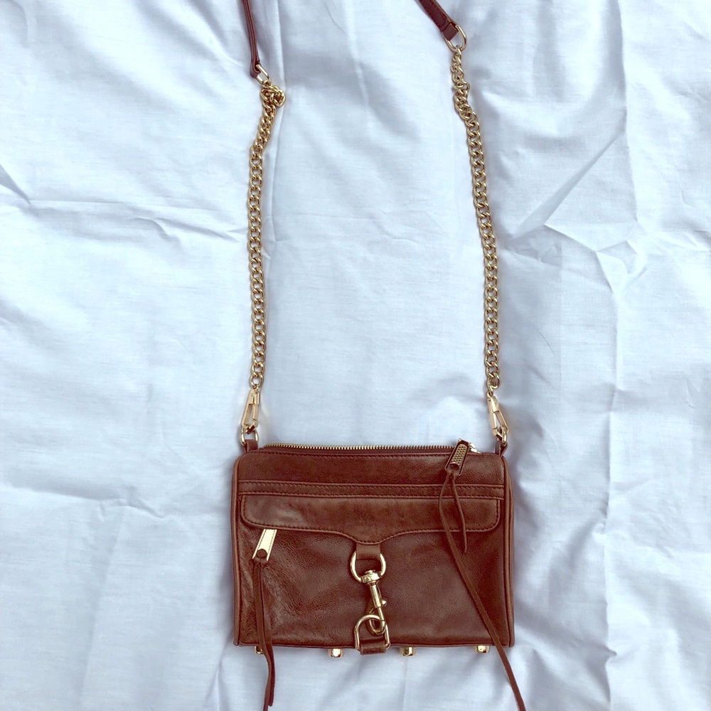 Rebecca Minkoff brown leather crossbody